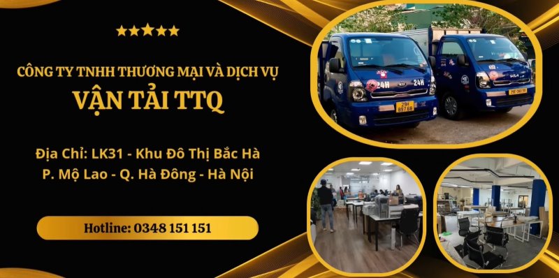 Chuyển văn phòng tại Hà Nội và các tỉnh lân cận